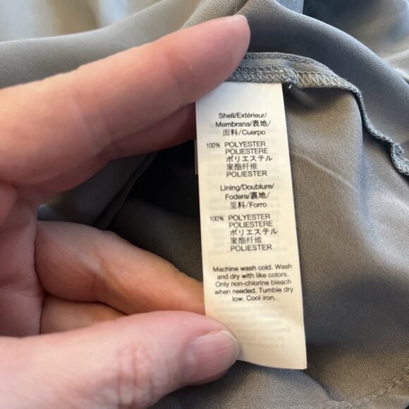 NWT Gap Gray Skirt In Flowy Gauzey Material Sz XL Normcore Fallcore Whimsygoth - Picture 8 of 10